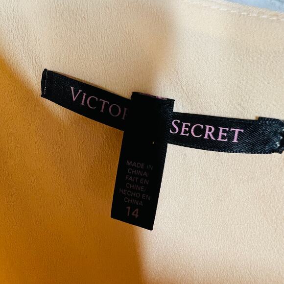 Victoria's Secret Draped Halter Dress Formal Toga Ribbon Tie Black Pink - 14 - Picture 6 of 6